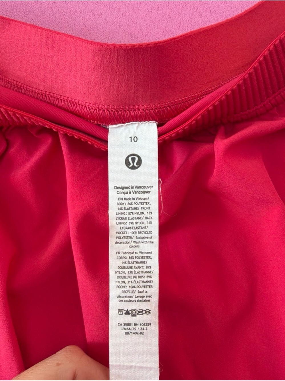 Lululemon Narrow Waistband Tennis Skirt 10 - Picture 3 of 5
